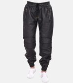 Men's Leather Pants with zipped pockets