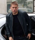 Charlie Hunnam Black Casual Leather Jacket