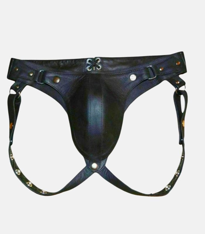 Men's Cow Leather Lederhosen Jockstrap
